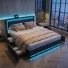 ProximaX Polsterbett 140x200 mit USB und Typ C, Doppelbett Produktbild-Vorschau 1