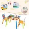 WOLTU 3tlg. Kindertisch SG003 Kindersitzgruppe mit 2 Stühle Produktbild-Vorschau 4