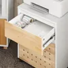 SoBuy ASK06-WN Mobilny wózek biurowy na cokole Wózek Podgląd zdjęcia produktu 5