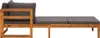 vidaXL 3-tlg. Garten-Lounge-Set mit Dunkelgrauen Kissen Produktbild-Vorschau 7