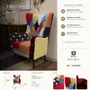 FURNLUX fauteuil Imperial, oranje, 73 cm / Hoofdkleur: Productafbeelding-voorbeeld 16