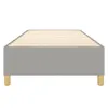 vidaXL Boxspringbettgestell Hellgrau 80x200 cm Stoff Produktbild-Vorschau 4