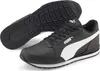 PUMA ST Runner v3 Leder Sneaker Uni puma black/puma white Produktbild-Vorschau 1