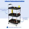 GOPLUS Werkzeugwagen mit 3 Ebenen, multifunktionaler Produktbild-Vorschau 2
