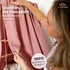 Handgefertigter Baumwoll Betthimmel für Babybett, Gold Produktbild-Vorschau 2