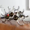 riess-ambiente Modernes Weinregal FLAME 48cm silber für 10 Produktbild-Vorschau 1