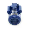 A blue electric motor is shown against a white background. Voir les images du produit