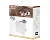 Lenz VIDA Toilettenpapierhalter mit Deckel - Chrom - kleben Produktbild-Vorschau 2