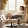 HOMCOM Relaxsessel mit Hocker, Fernsehsessel mit hoher Produktbild-Vorschau 8