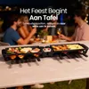 Emerio Raclette Grill – Gourmet – 8 Pannetjes & Spatels – Productafbeelding-voorbeeld 3