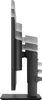 Side view of a black monitor on a stand. Voir les images du produit