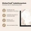 KitchenYeah© Herdabdeckplatte Marmor - Geometrie - Gold , Produktbild-Vorschau 6