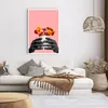 Poster - Poster ohne Rahmen - Schwarz Hände Blumen - 70x100 Produktbild-Vorschau 6