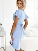 Numoco Minikleid für Frauen Nina azurblau L Produktbild-Vorschau 11