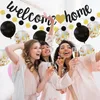 Welkom thuis decoratieset, zwart en goud, met guirlande en Productafbeelding-voorbeeld 3