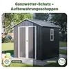 Geräteschuppen Gerätehaus Metall Gartenhaus Lagerschuppen Produktbild-Vorschau 6