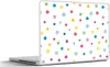 MuchoWow® Laptop Aufkleber Sticker Cover Konfetti - Punkte Produktbild-Vorschau 1