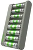 GP Battery E821 Rundzellen-Ladegerät NiMH Micro AAA Mignon Anteprima dell’immagine prodotto 1