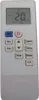 A remote control for an air conditioner is shown against a white background. Produktbild-Vorschau