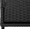 vidaXL Mobile da giardino nero 110x55x60,5 cm in poly Anteprima dell’immagine prodotto 13