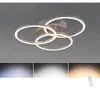 Trio LED Deckenleuchte Circle Nickel matt Ø43,5cm 27W Produktbild-Vorschau 1