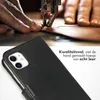 Selencia Genuine Leather Bookcase dla Apple iPhone 11 - Podgląd zdjęcia produktu 2