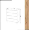 Skye Decor, Suvera, Kommoden, Eiche, Melamin-Spanplatte, 70 Produktbild-Vorschau 5