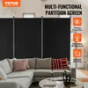 A room divider is shown in a living room setting, behind a sectional sofa. Voir les images du produit