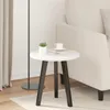 vidaXL Deska stolu, lesklá bílá, Ø 40 x 1,5 cm, Náhled obrázku produktu 2