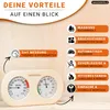 WASSERFELD® Sauna Thermometer Hygrometer [2in1 Funktion] Produktbild-Vorschau 5