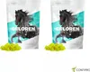 Two pouches of GELOREN HA Supplement for Horses with a pile of yellow gummy supplements in front of each pouch. Anteprima dell’immagine prodotto