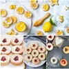 9-teiliges Linzer-Ausstecher-Set Edelstahl für Plätzchen, Produktbild-Vorschau 9
