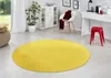133x133 (průměr) kruh Kusový koberec Fancy 103002 Gelb - Náhled obrázku produktu 3