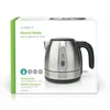 The image shows the retail packaging of an electric kettle. Anteprima dell’immagine prodotto