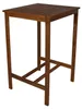Bartisch quadratisch 70x70 cm aus Akazie geölt Produktbild-Vorschau 1
