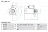BOSCH 0 986 013 600 Starter Anlasser 1,4kW für VOLVO 940 II Produktbild-Vorschau 2