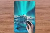 MuchoWow® Mauspad Mousepad Nordlicht - Eis - Schnee - Produktbild-Vorschau 3