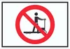 Schild Hubwagen fahren verboten Symbol A3 (297x420mm) Produktbild-Vorschau 1