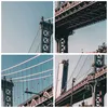 Wanduhr - Quadrat - Glasuhr - Manhattan Brücke Brücke - Produktbild-Vorschau 8
