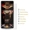 A screen protector for a Google Pixel 7 Pro is shown next to a graphic illustrating its features. Produktbild-Vorschau