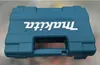 A teal colored tool case with the Makita logo on top. Náhled obrázku produktu