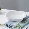 Weiße Auflaufform aus Keramik, 21x13x4 cm, 580 ml Inhalt, ofenfest bis 200 °C Podgląd zdjęcia produktu