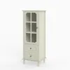 Buffetkast, glazen deuren, dubbele lade, houten dressoir, Productafbeelding-voorbeeld 14