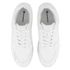 A top-down view of a pair of white Champion sneakers. Podgląd zdjęcia produktu