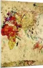 Bilder auf glas - Einteilig - Karte Welt modern - 50x70cm - Produktbild-Vorschau 1