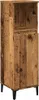 Badkamerkast 30x30x100 cm bewerkt hout oud houtkleurig Productafbeelding-voorbeeld 1
