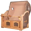 Strandkorb-Set - bene living - Ammersee Grande XL Teak - PE Produktbild-Vorschau 18