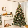 A decorated Christmas tree and fireplace scene. Produktbild-Vorschau