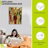 ARTland Leinwandbild Helle Straße mit Leuten Größe: 45x60 Produktbild-Vorschau 3
