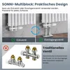Sada SONNI Multiblock: Pripojovacia armatúra pre radiátory Náhľad obrázku produktu 6